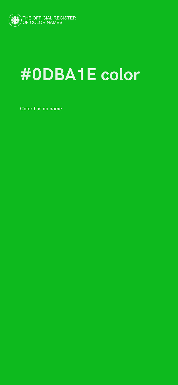 #0DBA1E color image