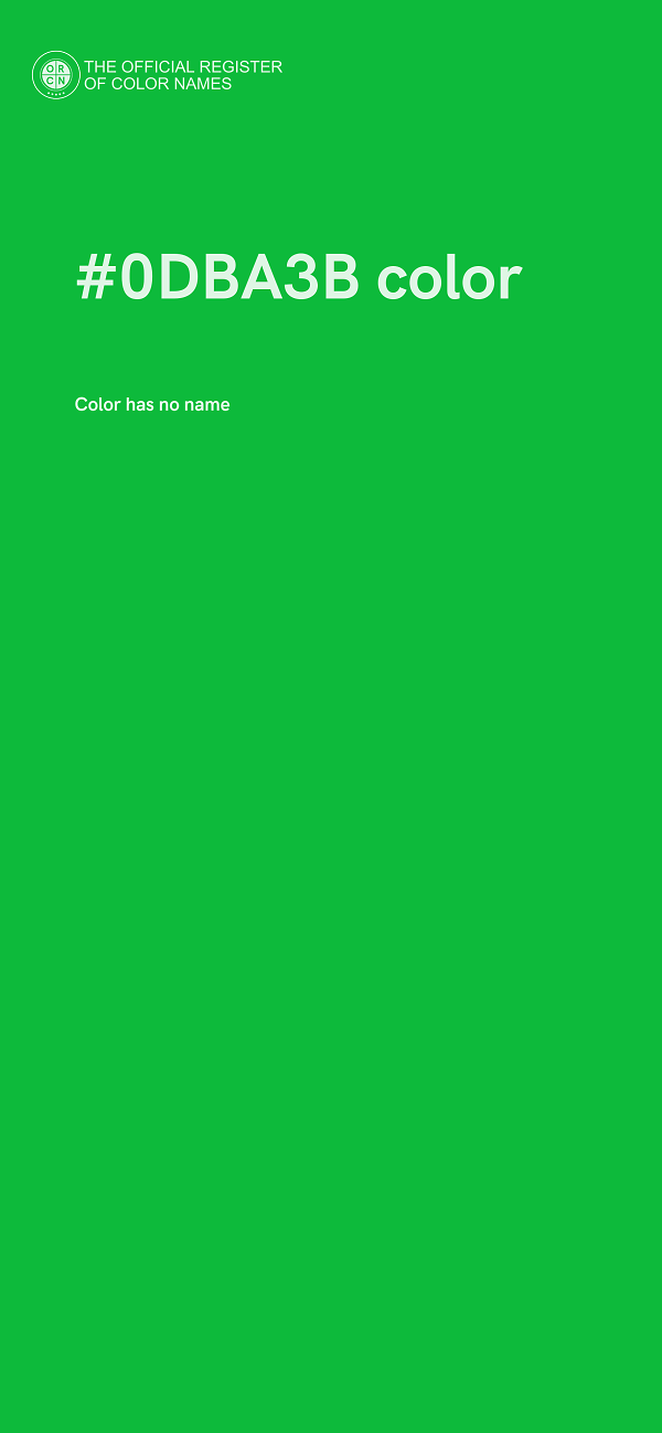 #0DBA3B color image