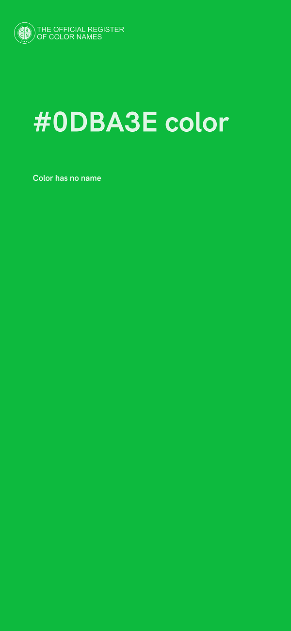 #0DBA3E color image