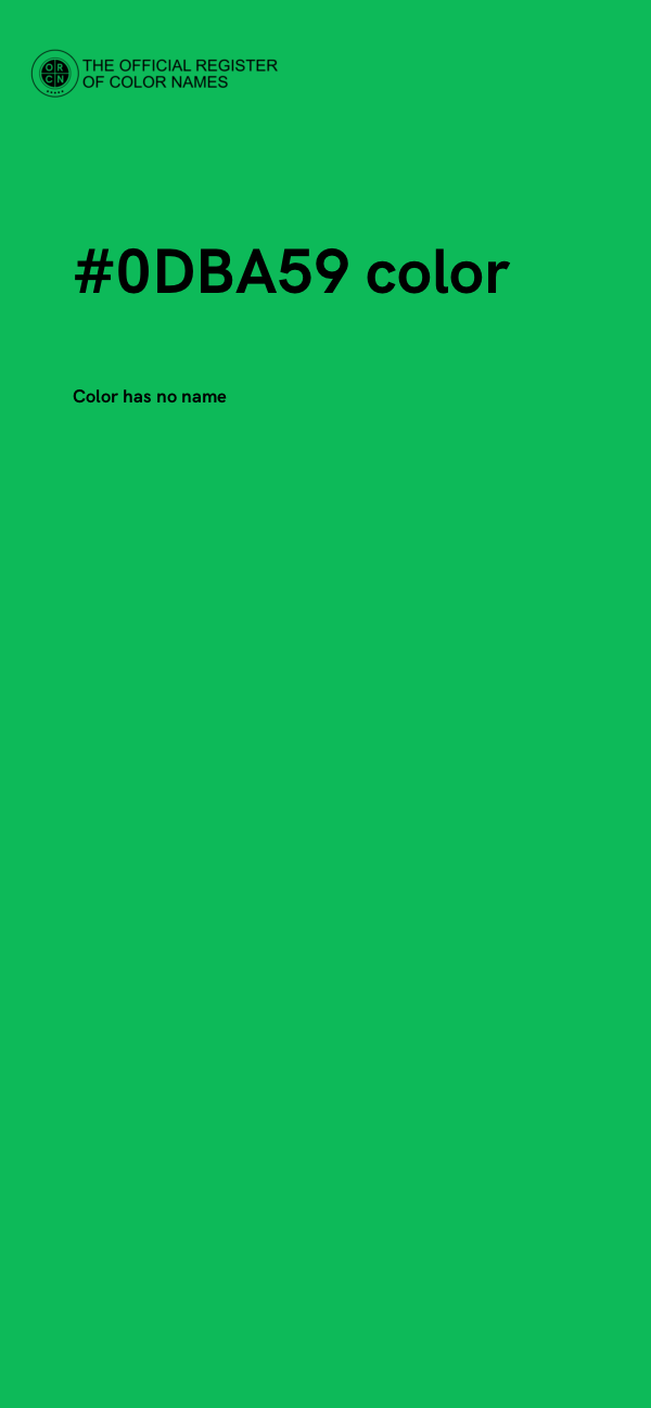 #0DBA59 color image