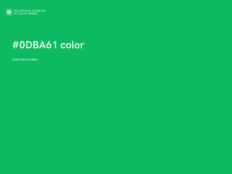 #0DBA61 color image