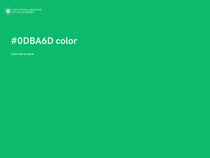 #0DBA6D color image