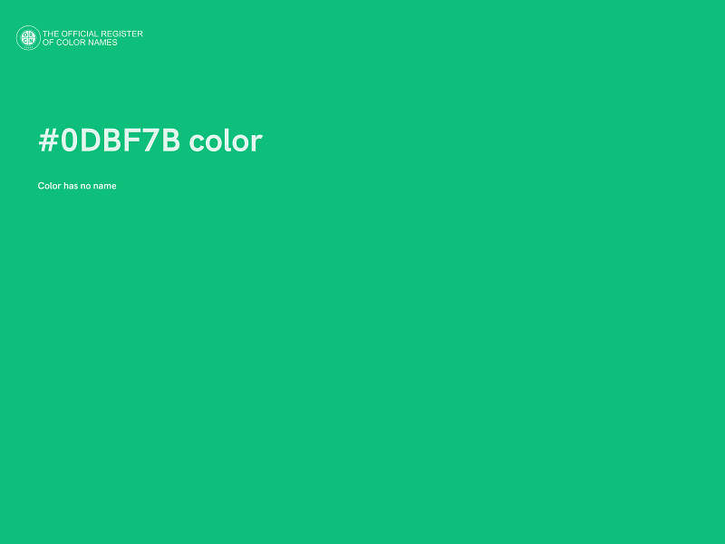 #0DBF7B color image