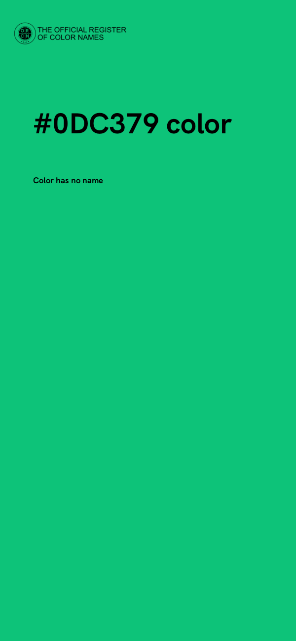 #0DC379 color image