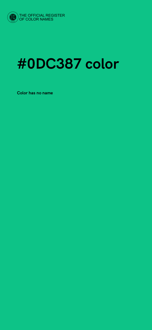#0DC387 color image