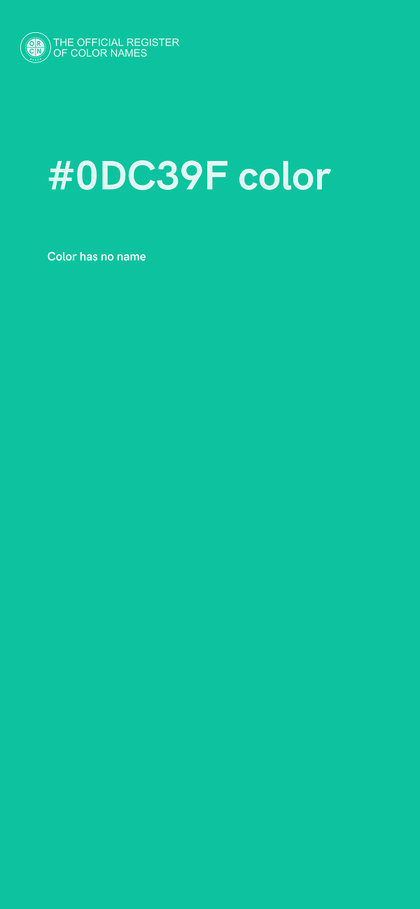 #0DC39F color image