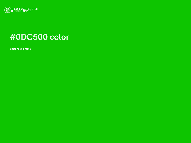 #0DC500 color image
