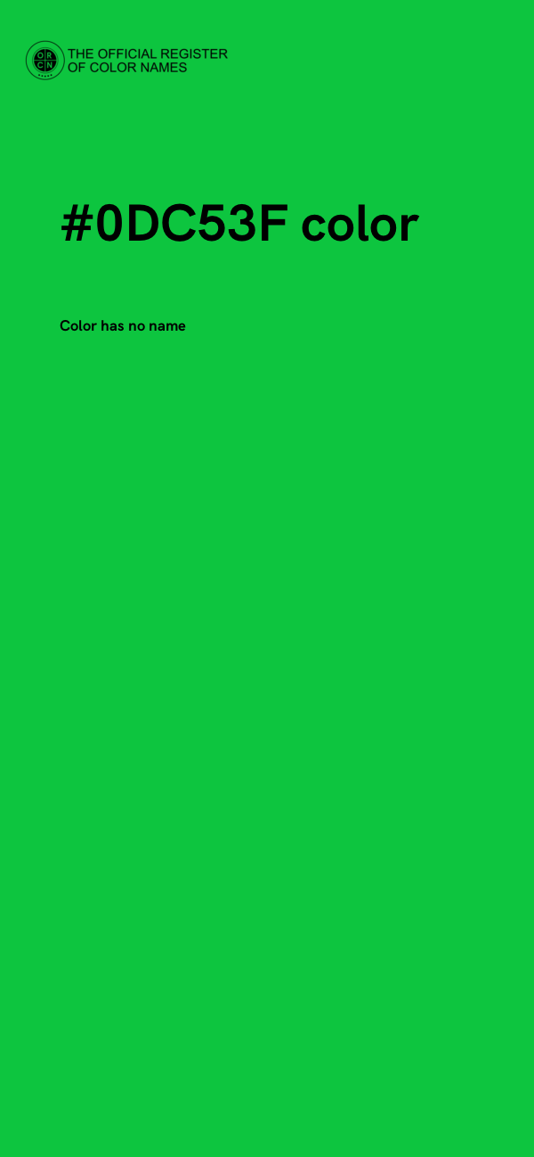 #0DC53F color image