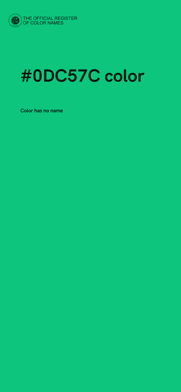 #0DC57C color image