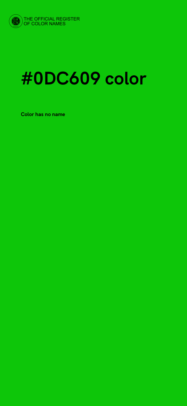 #0DC609 color image