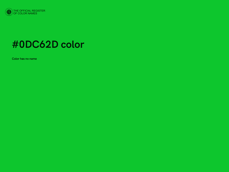 #0DC62D color image