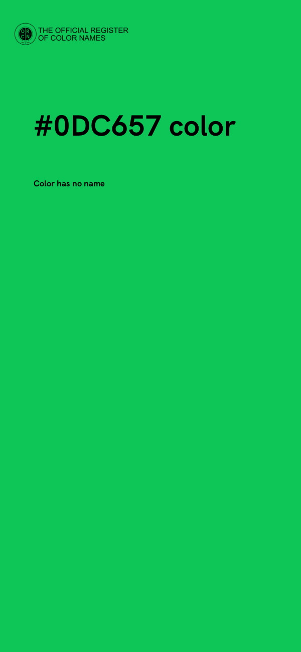 #0DC657 color image