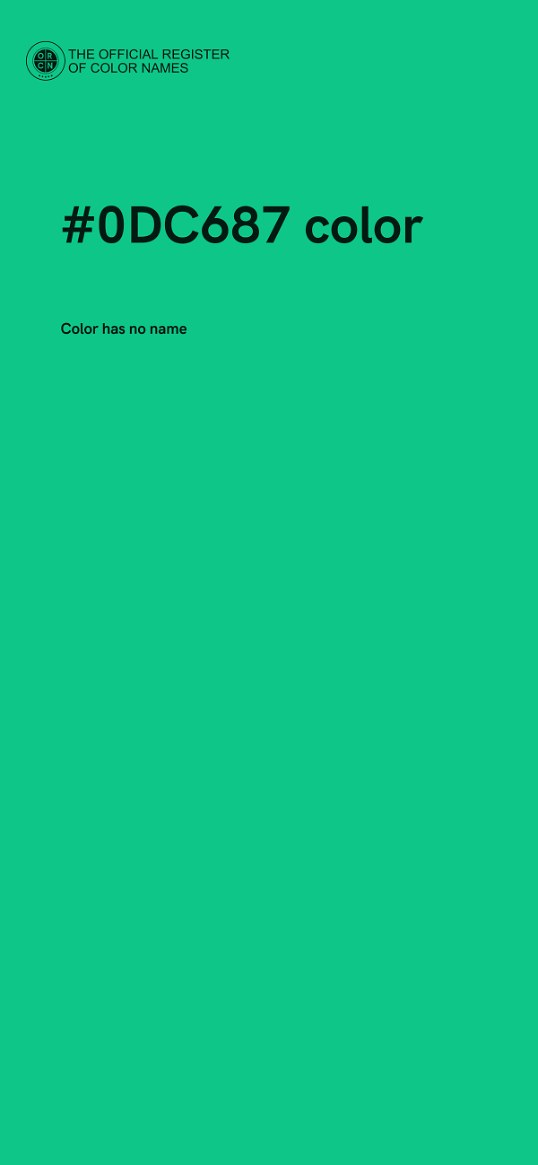 #0DC687 color image