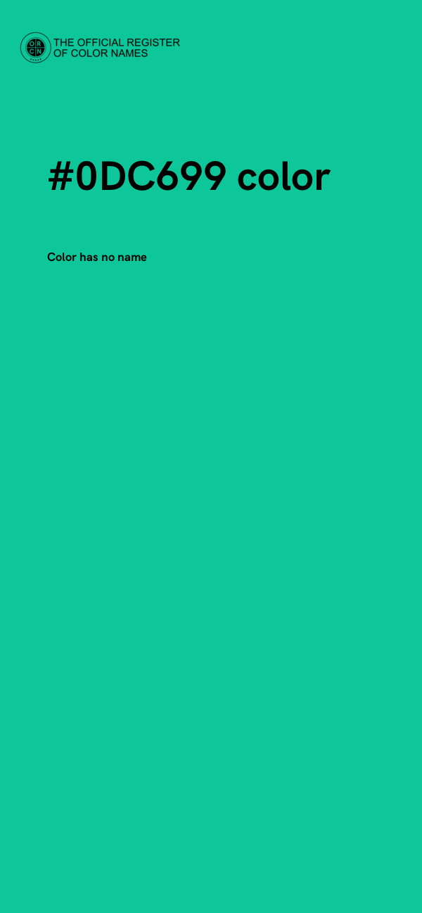 #0DC699 color image
