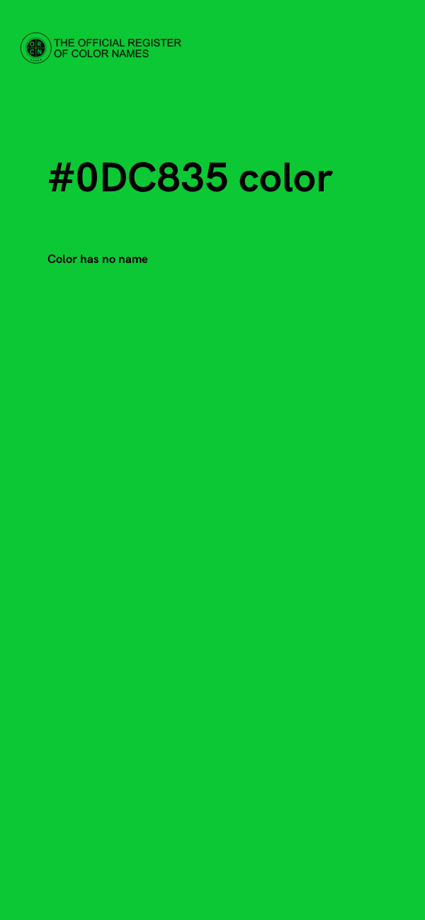 #0DC835 color image