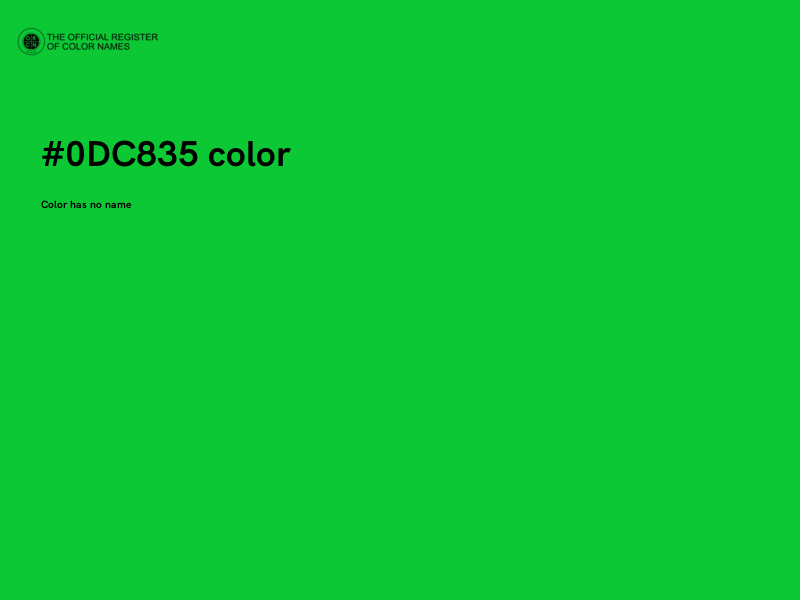 #0DC835 color image