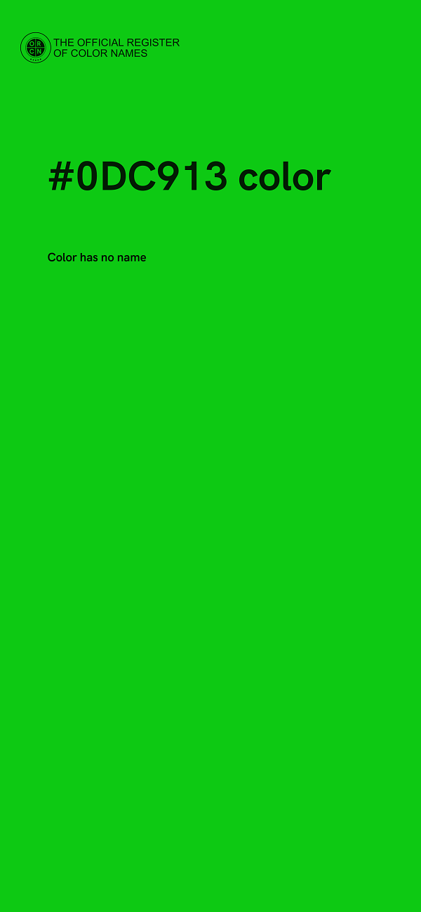 #0DC913 color image