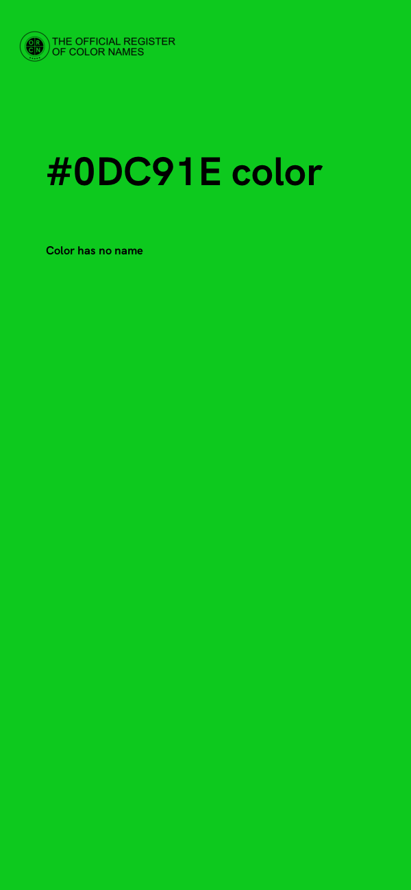 #0DC91E color image