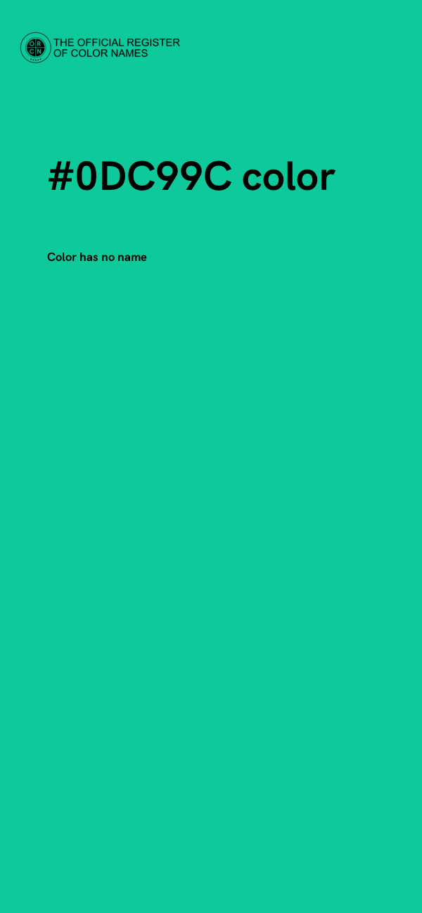 #0DC99C color image