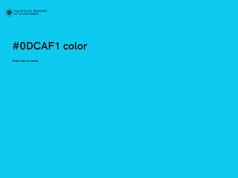 #0DCAF1 color image