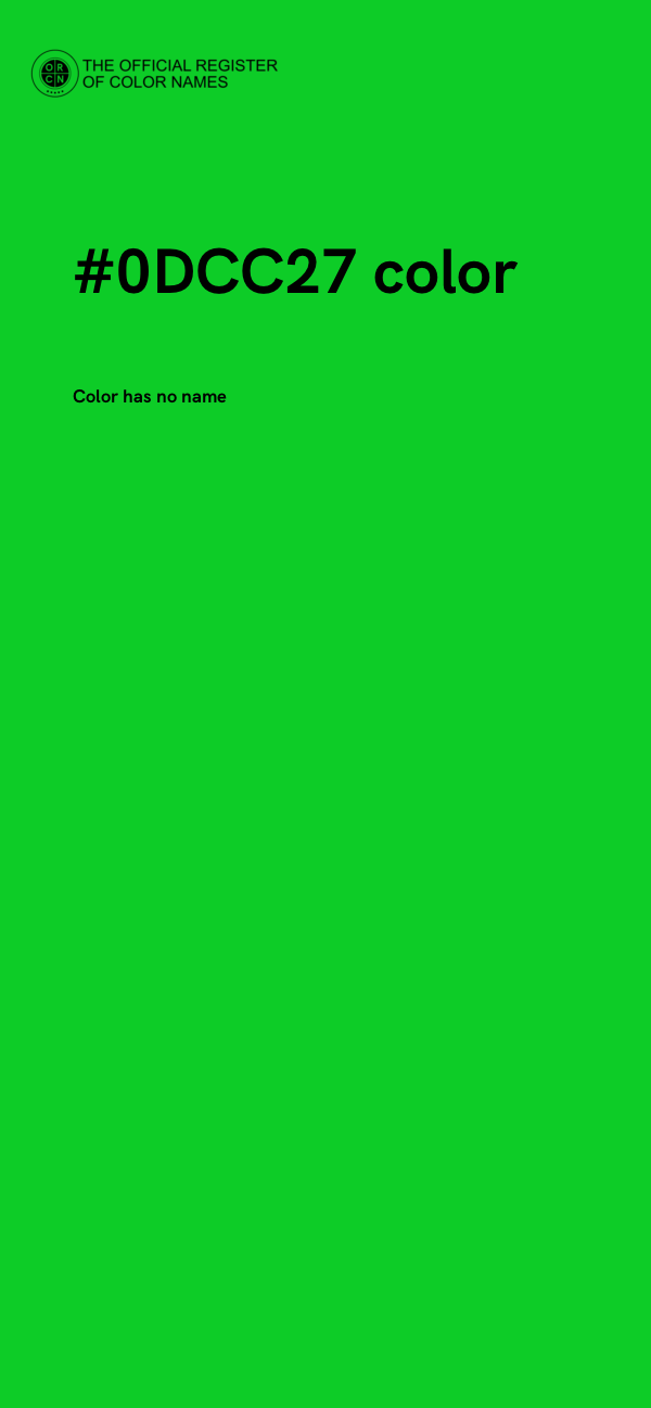 #0DCC27 color image
