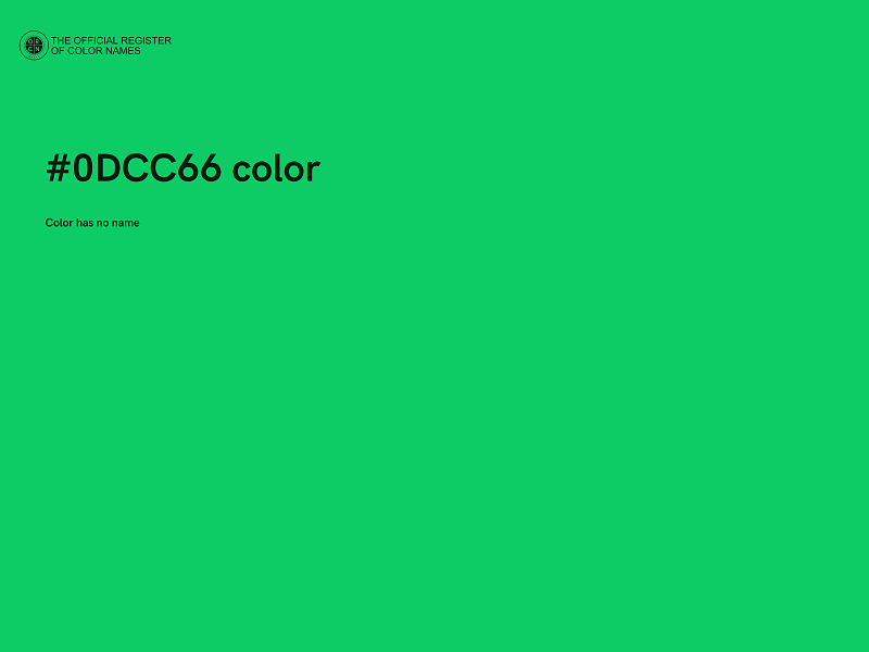 #0DCC66 color image