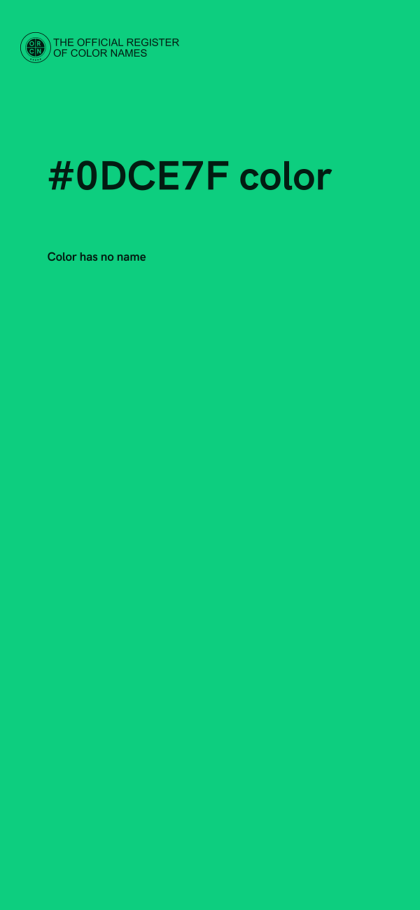 #0DCE7F color image