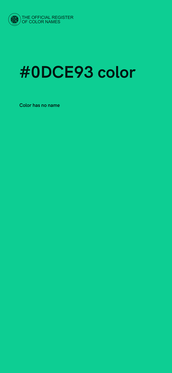 #0DCE93 color image