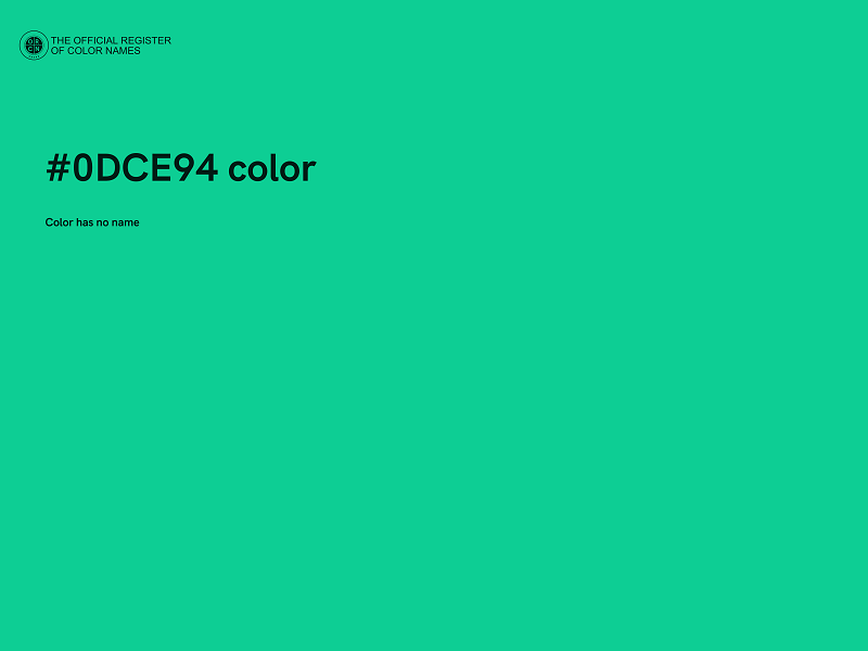 #0DCE94 color image