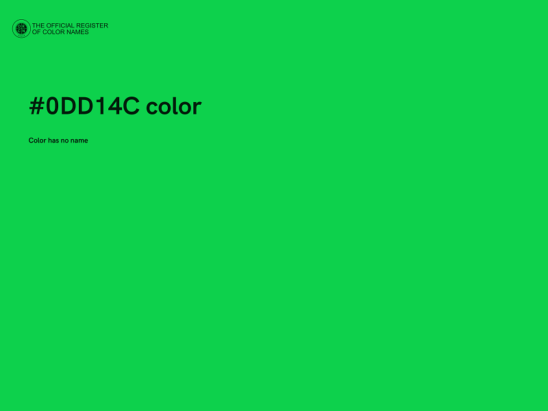 #0DD14C color image