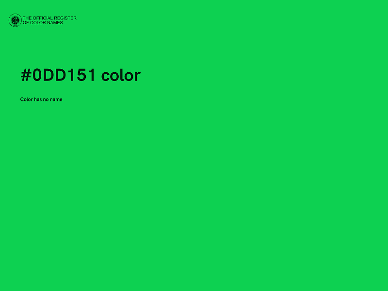 #0DD151 color image