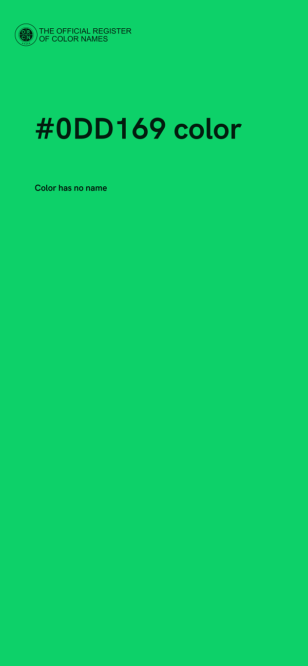 #0DD169 color image