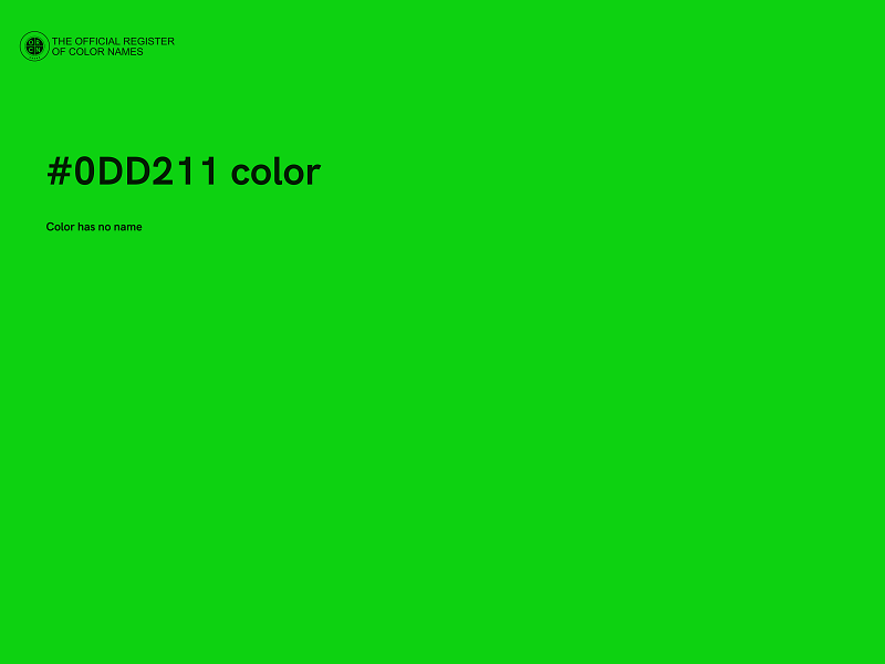 #0DD211 color image