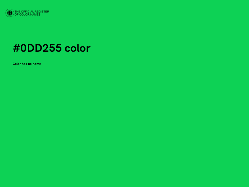 #0DD255 color image