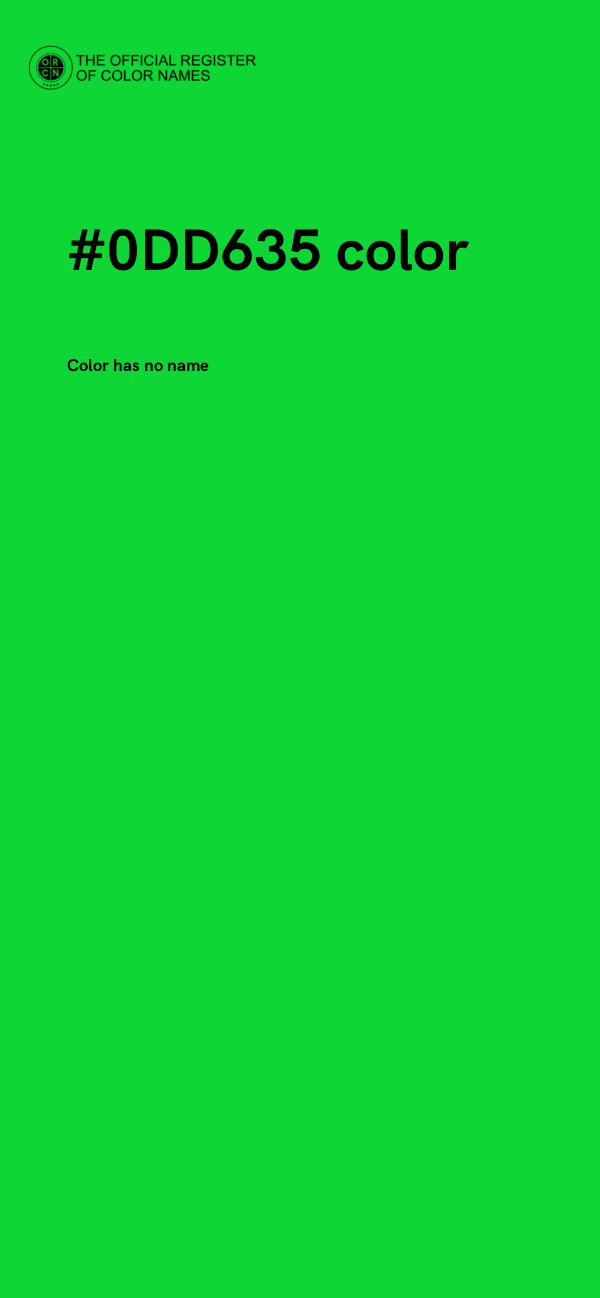 #0DD635 color image