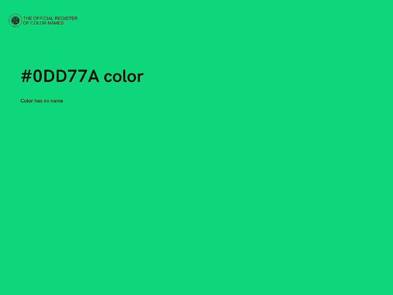 #0DD77A color image