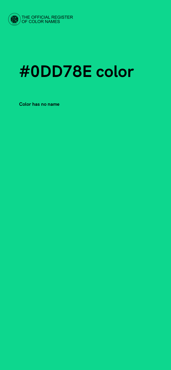 #0DD78E color image