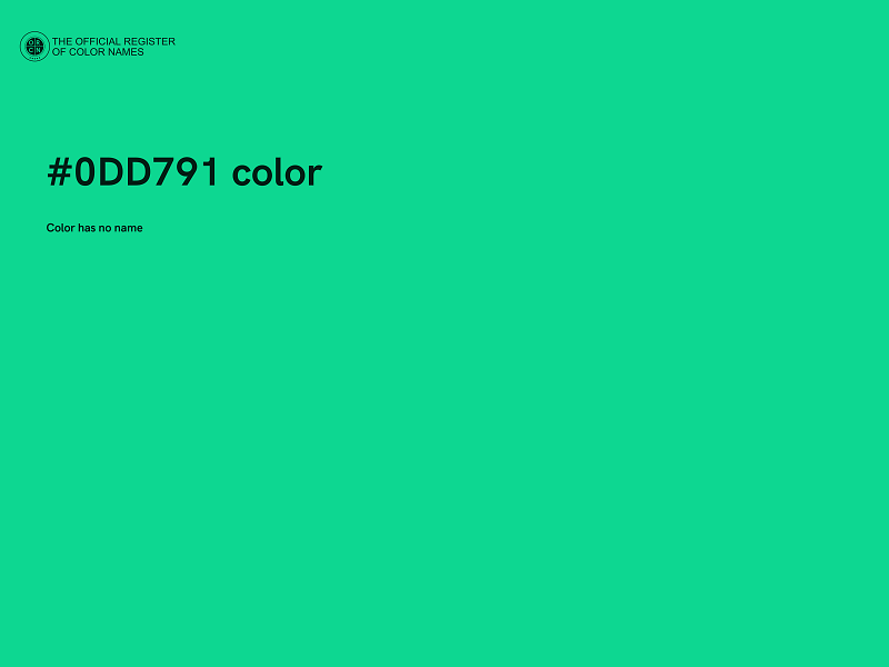 #0DD791 color image