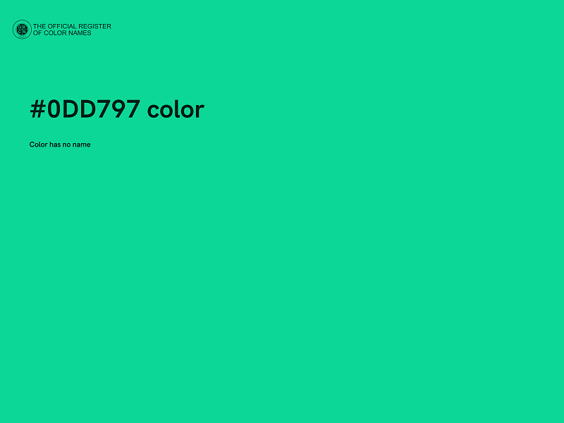#0DD797 color image