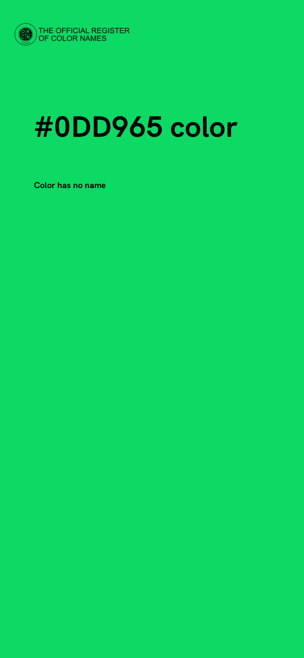 #0DD965 color image