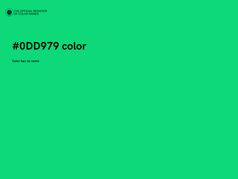 #0DD979 color image