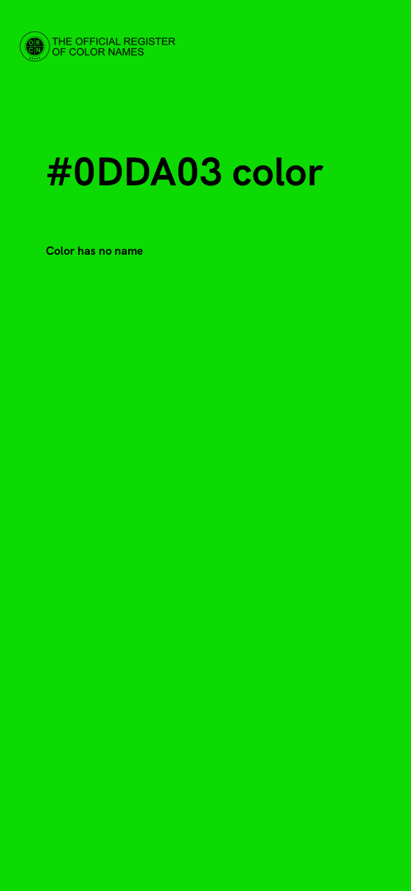 #0DDA03 color image