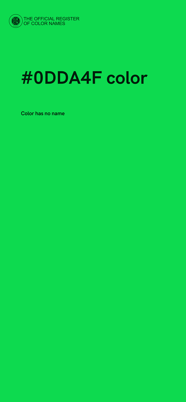 #0DDA4F color image