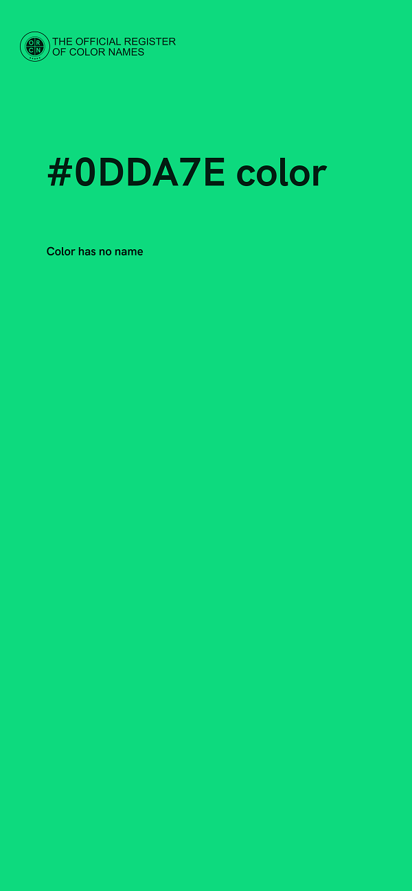 #0DDA7E color image