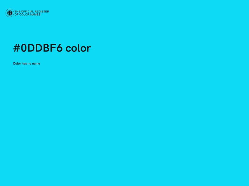 #0DDBF6 color image