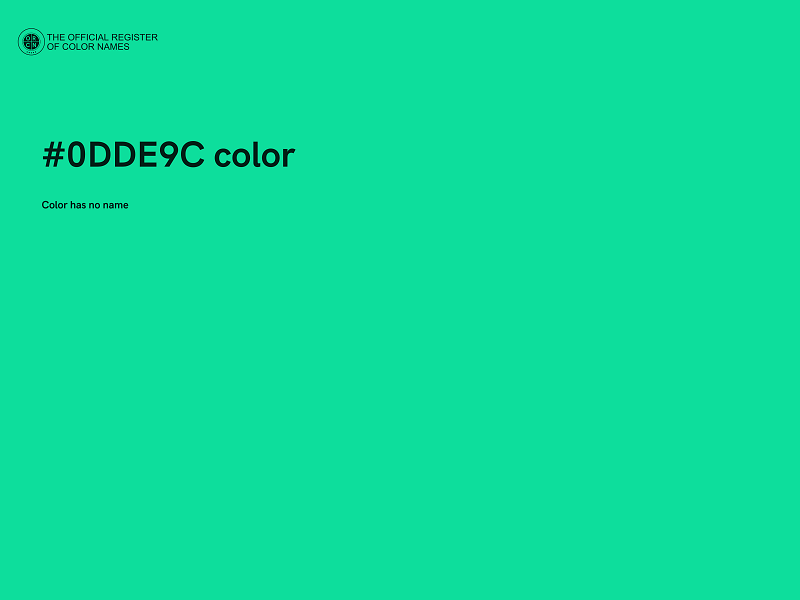 #0DDE9C color image