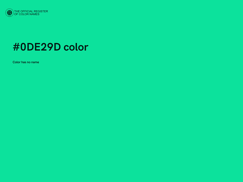 #0DE29D color image