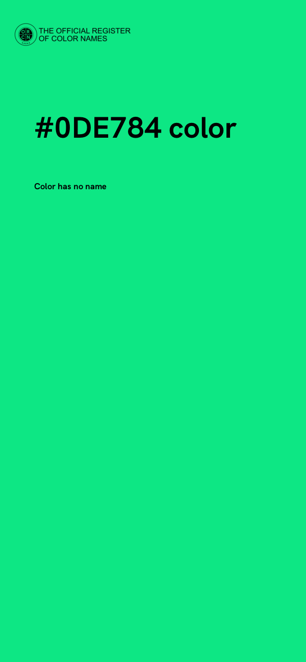 #0DE784 color image