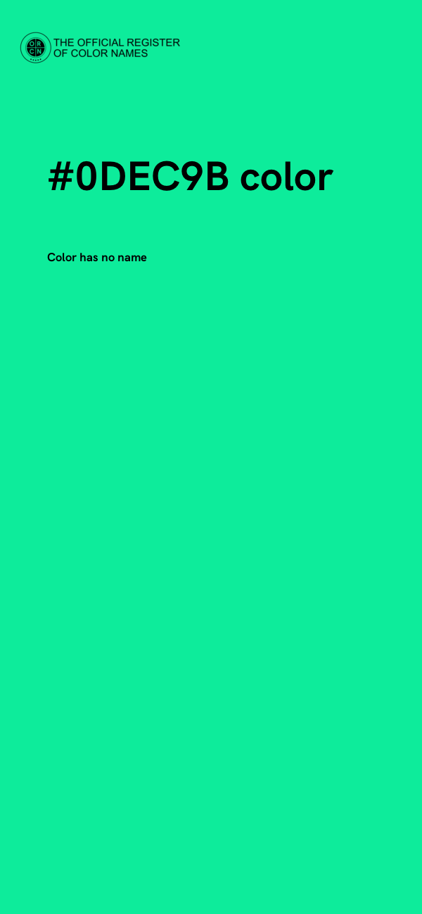 #0DEC9B color image