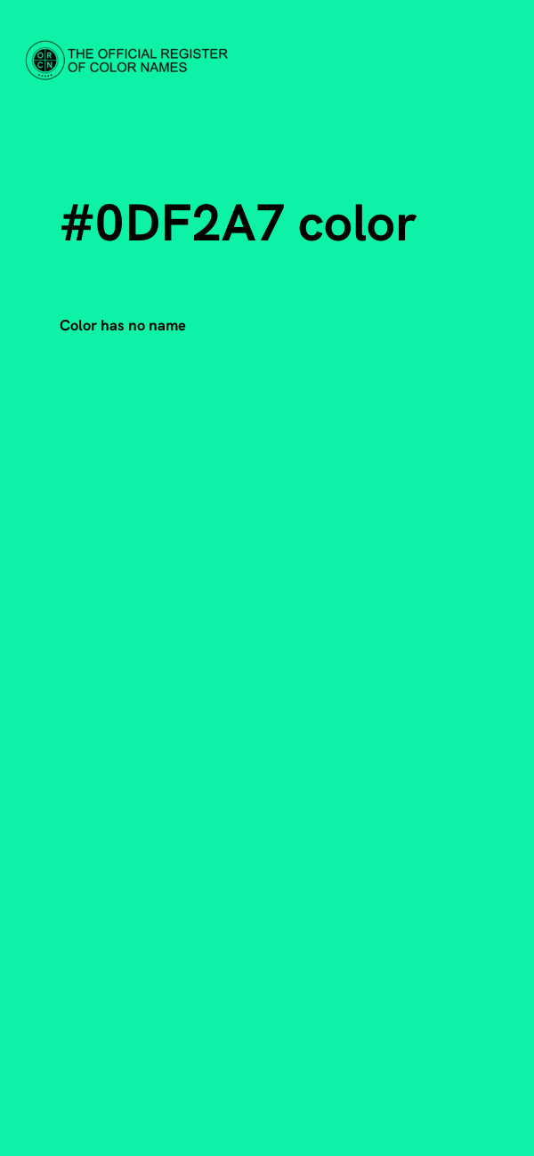 #0DF2A7 color image